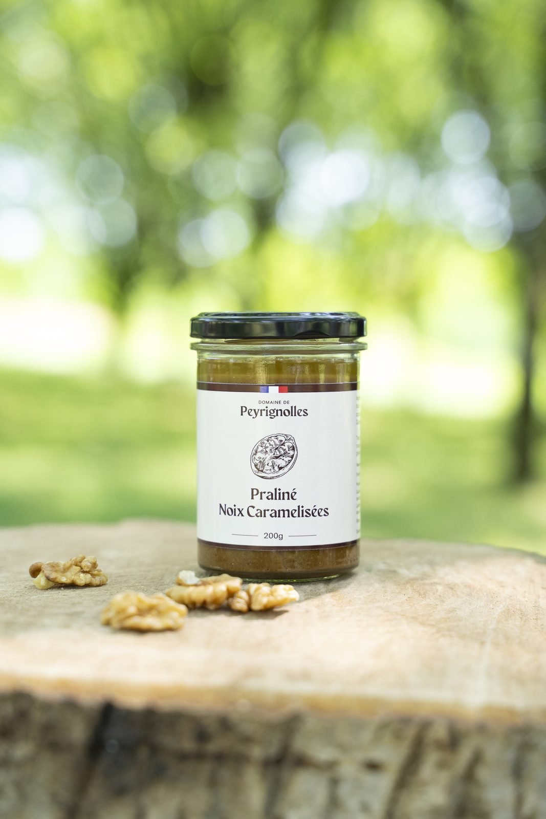 Praliné de noix caramélisées 200 g – Domaine de Peyrignolles